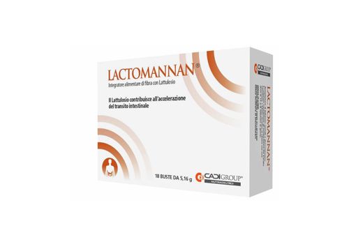 Lactomannan integratore per la regolarità del transito intestinale 18 bustine