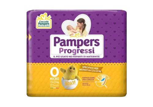 PAMPERS PROGRESSI MICRO 24PZ