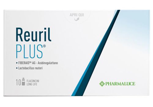 Reuril Plus integratore a base di fermenti lattici 10 flaconcini 10ml