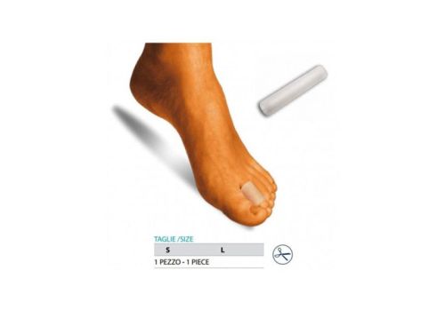 Orione Ok Ped tubo in gel ritagliabile proteggi dito taglia s