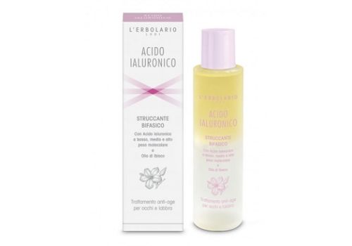 L'Erbolario acido ialuronico struccante bifasico anti-age per occhi e labbra 125ml