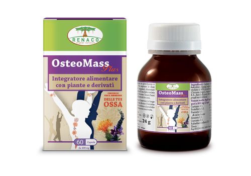OsteoMass Plus integratore per la funzionalità delle ossa 60 capsule