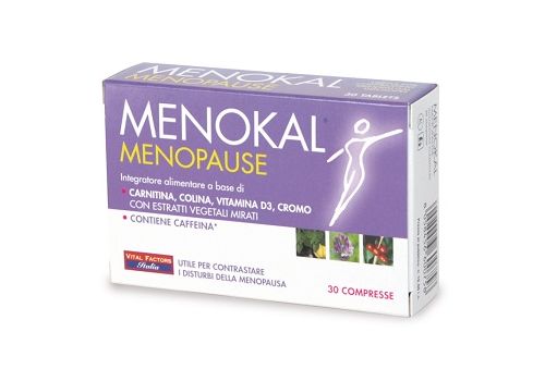 Menokal menopause integratore per i disturbi della menopausa 30 compresse