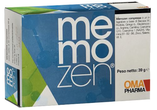 Memozen integratore per memoria e concentrazione 30 compresse