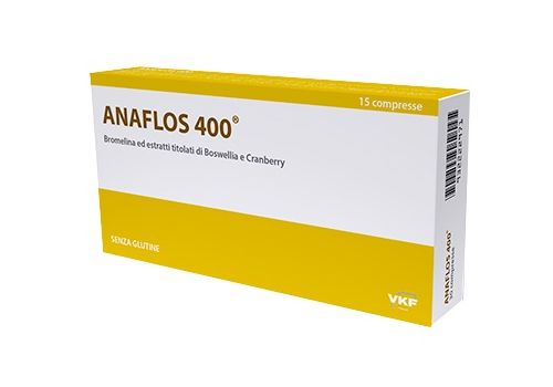 Anaflos 400 integratore antinfiammatorio 15 compresse