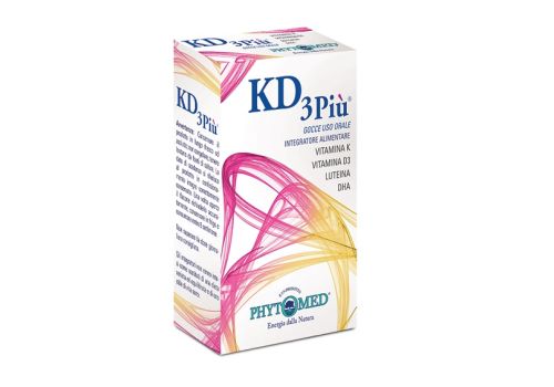 KD3 Più integratore per il sistema immunitario e le ossa gocce orali 20ml