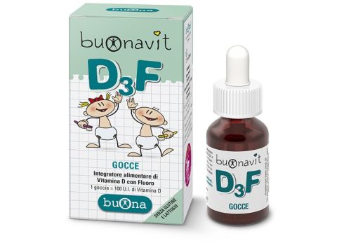 Buonavit D3 F integratore per la struttura di ossa e denti gocce 12ml