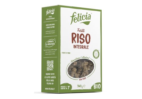 Felicia Bio fusilli di riso integrale senza glutine 340 grammi
