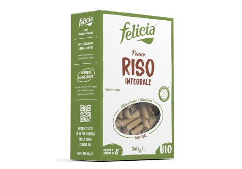 Felicia Bio penne di riso integrale senza glutine 340 grammi