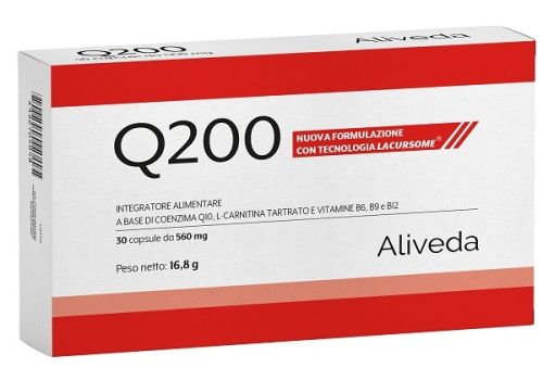 Q200 integratore per il benessere cerebrale e muscolo-scheletrico 30 capsule