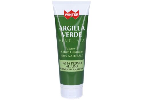 Winter argilla verde ventilata pasta pronta all'uso per impacchi e maschere 250ml
