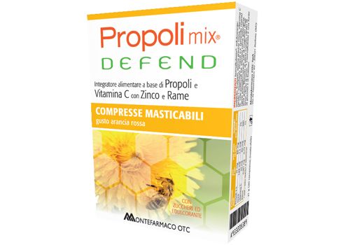 Propoli Mix Defend integratore per il benessere del sistema immunitario 30 compresse masticabili