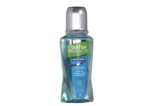Tantum Protactiv Whitening denti più bianchi dopo 4 settimane collutorio 250ml