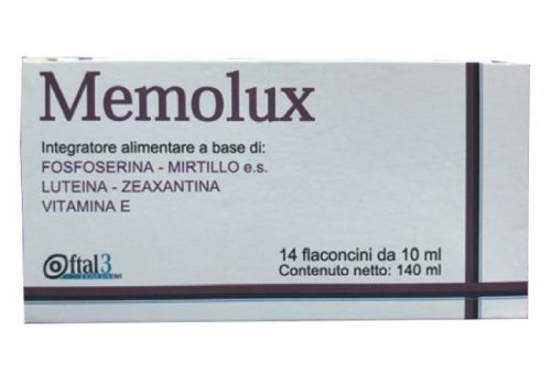 Memolux integratore per la funzione visiva 14 flaconcini x 10ml