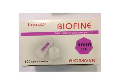 Biofine Linea ago per penna da insulina G31 5mm 100 pezzi
