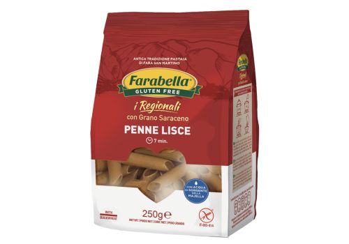 Farabella penne lisce pasta senza glutine 250 grammi