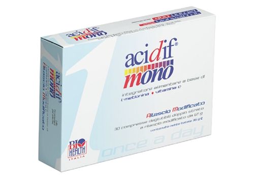 Acidif Mono integratore per il benessere delle vie urinarie 30 compresse