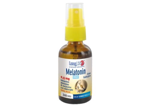 LONGLIFE MELATONIN SPRAY 0,5MG