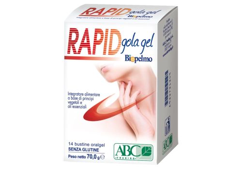 Rapid Gola gel integratore per le vie respiratorie 14 bustine oralgel