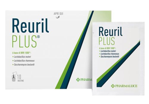 Reuril Plus integratore a base di fermenti lattici 10 bustine