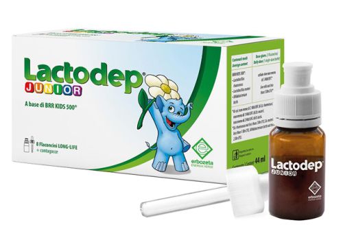 Lactodep Junior integratore a base di fermenti lattici 8 flaconcini 5,5ml