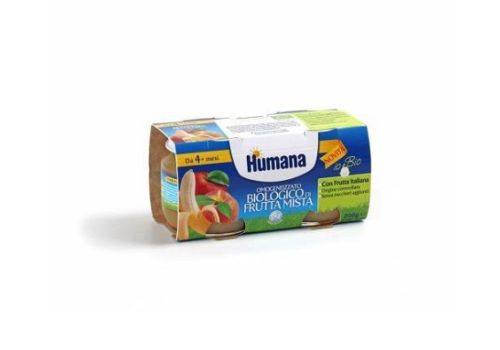 Humana frutta mista bio omogeneizzato 2 x 100 grammi