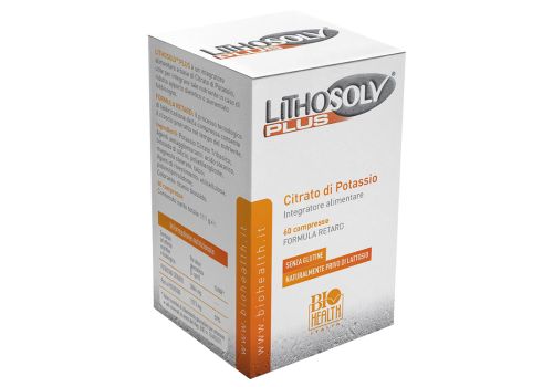 lithosolv plus 60 compresse retard - integratore alimentare per l'equilibrio del ph urinario