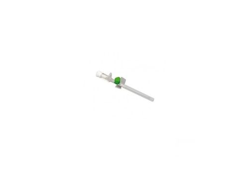 Ago cannula 2 vie g18 con alette verde