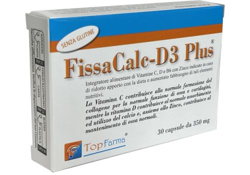 Fissacalc-D3 Plus integratore per il mantenimento delle ossa 30 capsule
