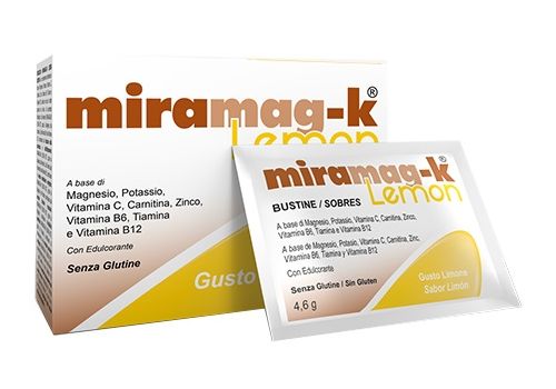 Miramag-k Lemon integratore di sali minerali e vitamine 20 bustine