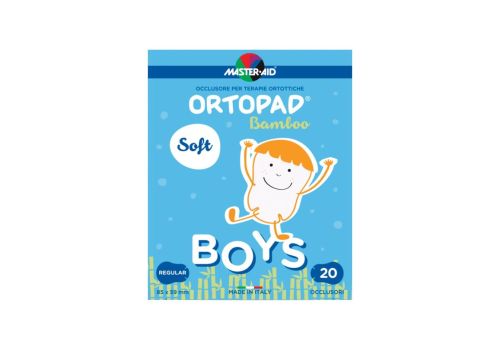Master Aid Soft Boys regulair occlusore autoadesivo per ragazzo 20 pezzi