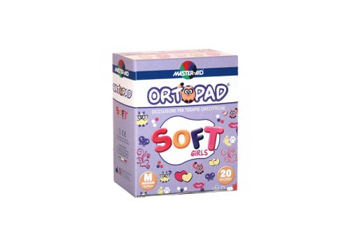 Master Aid Soft Girls Medium occlusore autoadesivo per ragazza 20 pezzi