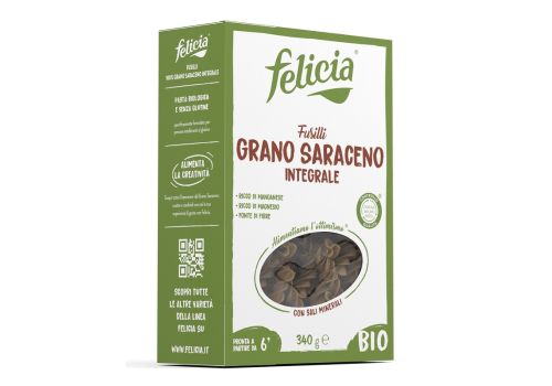 Felicia fusilli pasta di grano saraceno senza glutine 340 grammi