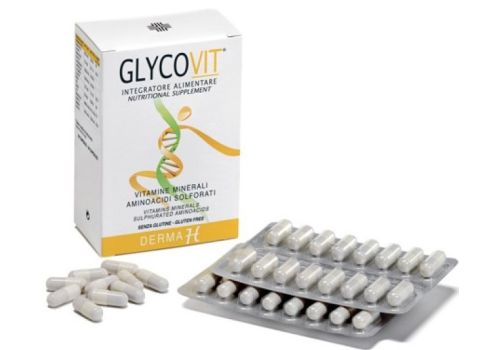 Glycovit Derma H integratore per unghie e capelli 64 capsule