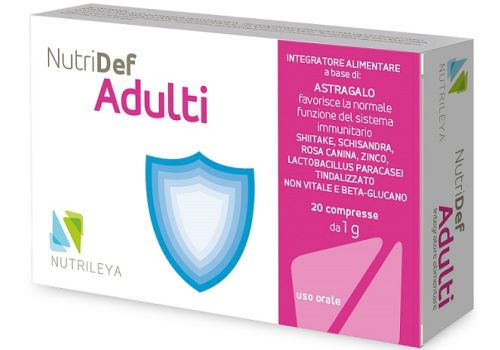 Nutridef Adulti integratore per il sistema immunitario 20 compresse