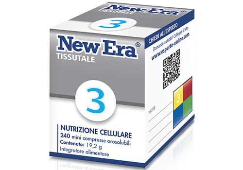 New era 3 Tissutale integratore per il benessere della pelle 240 mini compresse