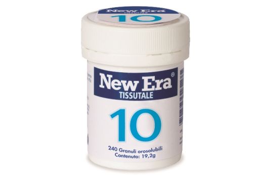 New Era Tissutale 10 integratore di minerali 240 grabuli orosolubili