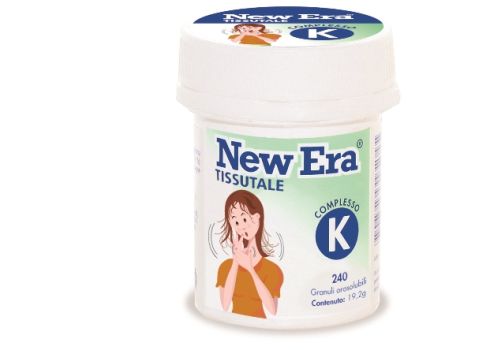 New Era Tissutrale Complesso K integratore di minerali 240 granuli orosolubili