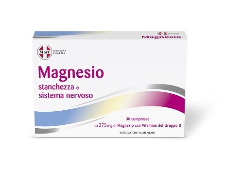 Matt Magnesio integratore per il sistema nervoso e muscolare 30 compresse