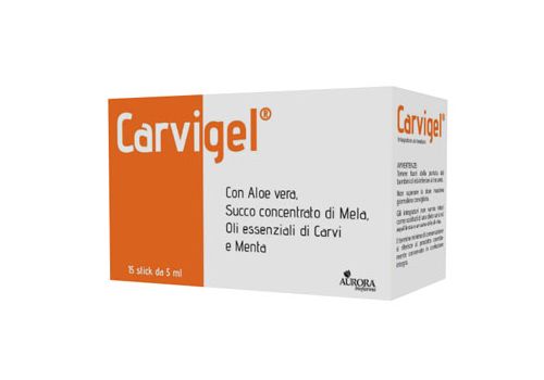 Carvigel integratore per il sistema digerente 15 oral stick 5ml