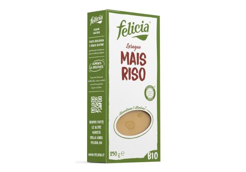 Felicia lasagne mais riso pasta con farine biologiche 250 grammi