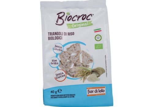 Fior di Loto biocroc triangoli di riso biologici 40 grammi