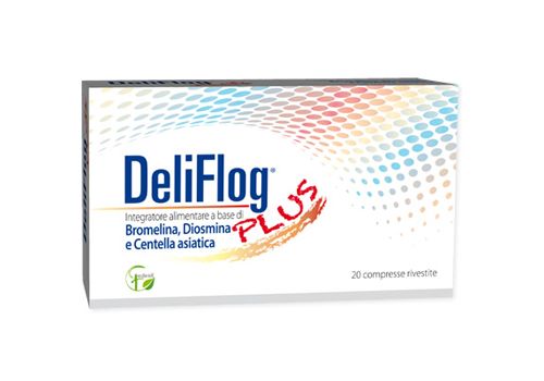 Deliflog plus integratore ad azione antiedemigena 20 compresse