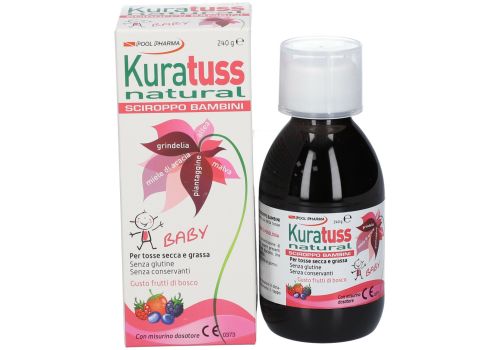 Kuratuss Natural sciroppo bambini per tosse secca e grassa 210 grammi
