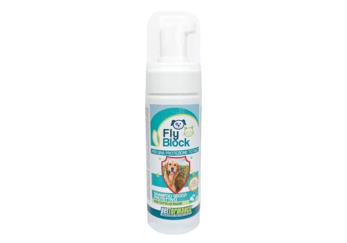Flyblock shampoo secco per l'igiene di cani e gatti 150ml