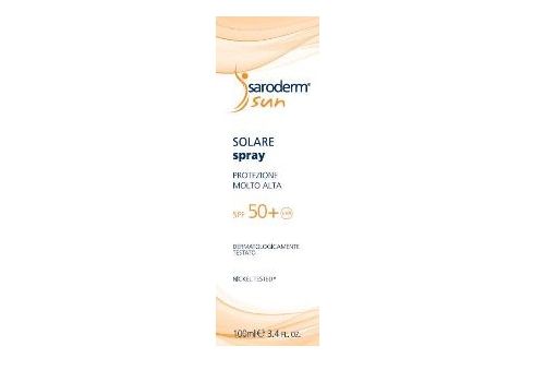 Saroderm Sun spf 50+ spray solare protettivo per il corpo 100ml
