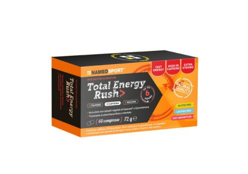 Total energy rush integratore per l'attività sportiva 60 compresse