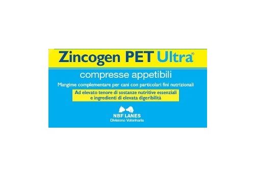 Zincogen Pet Ultra mangime complementare immunostimolante per cani e gatti 30 compresse appetibili