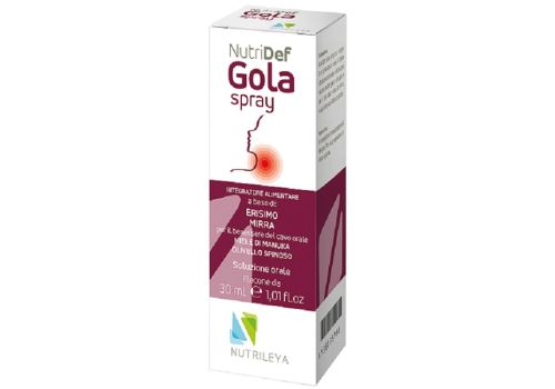 Nutridef Gola integratore per il benessere del cavo orale soluzione orale spray 30ml