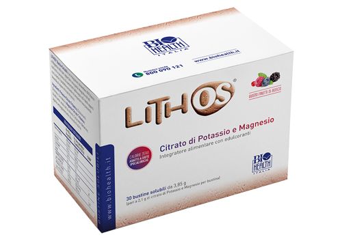 Lithos integratore di minerali per il benessere muscolare gusto frutti di bosco 30 bustine